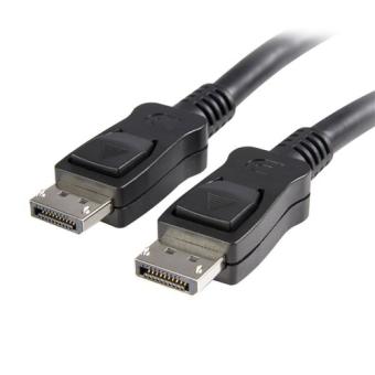 Startech Displayport 1.2 Kabel 0,5m DP zu DP St./St. mit Verriegelung 4K schwarz 