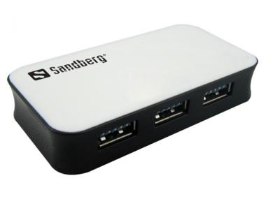 Sandberg USB3.0 Hub 4 ports - Hub - 4 x SuperSpeed USB3.0 - Desktop (133-72) 
