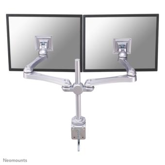 Neomounts by Newstar FPMA-D930D - Befestigungskit - fr 2 LCD-Displays (full-motion) - Silber - Bildschirmgre: 25.4-76.2 cm (10 Zoll-30 Zoll) - Klemmmontage, Tischmontage 