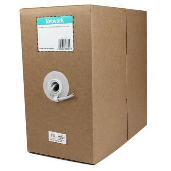 StarTech.com 1000 ft Bulk Roll of Gray CMR Cat5e Solid UTP Cable - Bulkkabel - 304,8m - UTP - CAT 5e - robust - Grau (WIRC5ECMRGRY) 