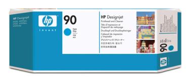 Hewlett-Packard HP 90 - C5055A - Druckkopf mit Reiniger - 1 x Cyan - fr DesignJet 4000, 4020, 4500, 4520, DesignJet Scanner 4520 (C5055A) 