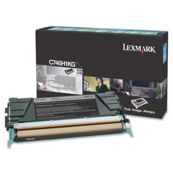 Lexmark Toner C746H1KG - Schwarz - Kapazitt: 12.000 Seiten (C746H1KG) 