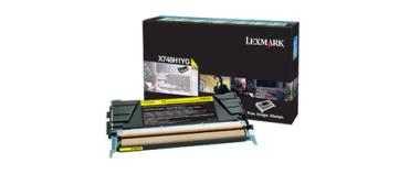 Lexmark - Hohe Ergiebigkeit - Gelb - Original - Tonerpatrone LCCP, LRP - fr X748de, 748dte (X748H1YG) 