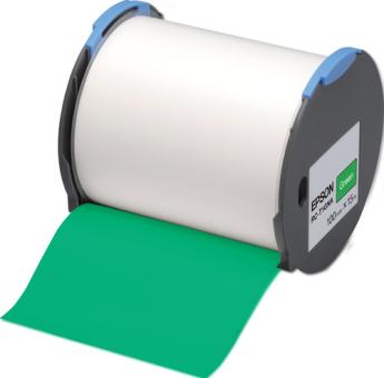 Epson RC-T1GNA - Selbstklebendes Polyolefin-Plastikband - grn - Rolle (10 cm x 15 m) 1 Rolle(n) - fr LabelWorks Pro100 