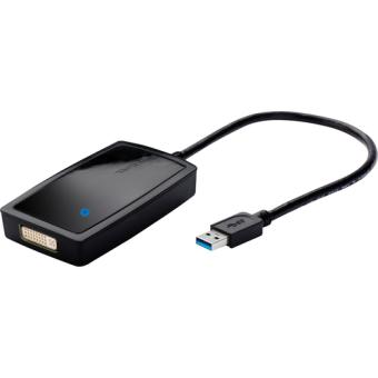 Targus USB3.0 SuperSpeed Multi Monitor Adapter - Externer Videoadapter - SuperSpeed USB3.0 - DVI - Schwarz (ACA038EU) 