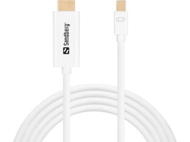 Sandberg - Video- / Audiokabel - DisplayPort / HDMI - Mini DisplayPort (M) - HDMI, 19-polig (M) - 1,5 m (508-71) 