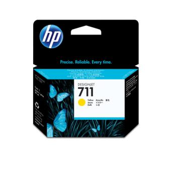Hewlett-Packard HP 711 - Gelb - Original - Tintenpatrone - fr DesignJet T120 ePrinter, T520 ePrinter (CZ132A) 