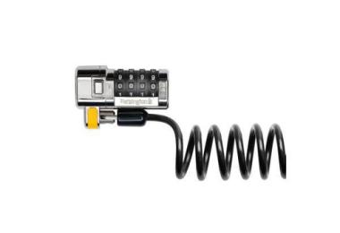 Kensington ClickSafe Portable Combination Laptop Lock - Sicherheitskabelschloss - Schwarz (K64698EU) 