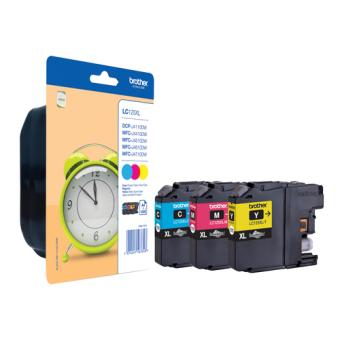Brother LC125XL Rainbow Pack - High Capacity - Gelb, Cyan, Magenta - Original - Blisterverpackung - Tintenpatrone - fr DCP J4110DW, MFC J4410DW, J4510DW, J6520DW, J6720DW, J6920DW (LC-125XLRBWBP) 