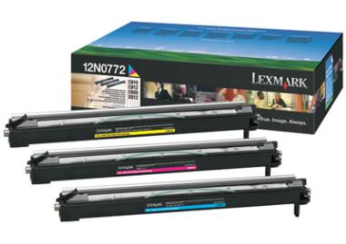 Lexmark - Entwickler-Kit - 1 x Gelb, Cyan, Magenta - 28000 Seiten (0012N0772) 