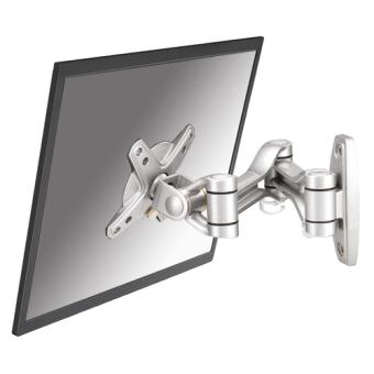 NewStar FPMA-W1030 - Befestigungskit (Wandmontage, Schnittstellengabel, Doppelgelenkarm) fr LCD-Display - Silber - Bildschirmgre: 25,4 - 61cm (10 Zoll - 61,00cm (24 Zoll)) - Montageschnittstelle: 100 x 100 mm, 75 x 75 mm (FPMA-W1030) 
