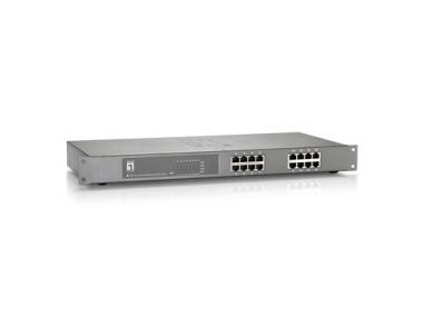 LevelOne FEP-1612 - Switch - 16 x 10/100 (PoE) - an Rack montierbar - PoE (FEP-1612) 