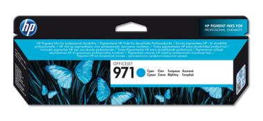 Hewlett-Packard HP 971 - Cyan - Original - Tintenpatrone - fr P/N: CN463A#B1H, CV037A#B1H (CN622AE) 