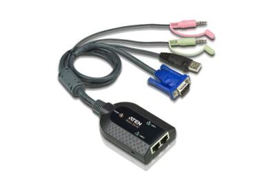 Aten KA7178 KVM-Adapter, CPU-Modul, VGA, USB, Audio, Virtual-Media 