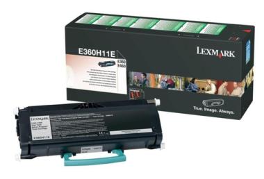 LEXMARK E360, E460 Toner schwarz hohe Kapazitt 9.000 Seiten 1er-Pack Rckgabe 