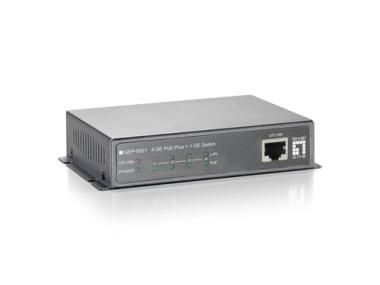 LevelOne Switch  4x GE GEP-0521                 115W  4xPoE+ 