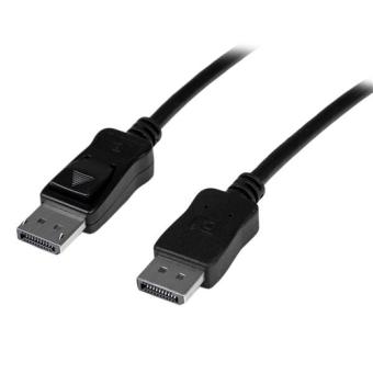 StarTech.com aktives DisplayPort Kabel - Stecker/Stecker - DP auf DP Kabel - DisplayPort-Kabel - DisplayPort (M) - DisplayPort (M) - 15,0m - verriegelt, aktives Kabel (Signalregenerierung) - Schwarz (DISPL15MA) 