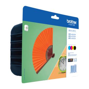 Brother LC129XL Value Pack - Druckerpatrone - 1 x Schwarz, Gelb, Cyan, Magenta - 2400 Seiten - Blister mit Diebstahlsicherung - fr MFC J6920DW (LC129XLVALBPDR) 