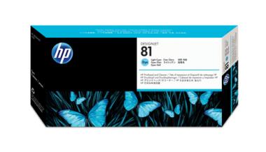 Hewlett-Packard HP - Druckkopf mit Reiniger - 1 x hell Cyan (C4954A) 