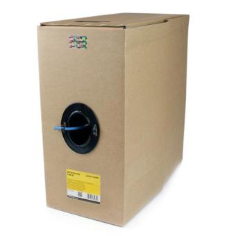 StarTech.com Rolle Cat6 UTP Netzwerkkabel - Cat 6 CMR Verlegekabel - Bulkkabel - 304,9m - UTP - CAT 6 - Solid - Blau (WIR6CMRBL) 