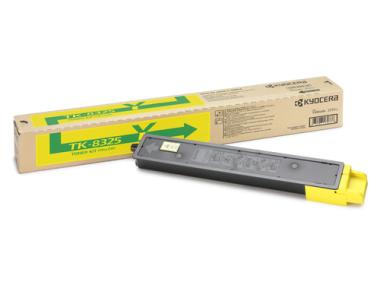 KYOCERA TK-8325Y Toner gelb inkl. Resttonerbehlter fr 12.000 Seiten gem. ISO/IEC 19752 