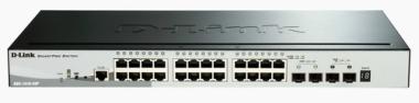 Switch 440mm D-Link DGS-1510-28P   2*SFP+/2*SFP/24*GE PoE retail 