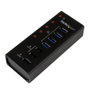 StarTech.com 4 Port USB3.0 Hub w - 3 Dedicated Charging Ports (2x1A &amp; 1x2A) - Hub - 4 x SuperSpeed USB3.0 - Desktop (ST4300U3C3) 