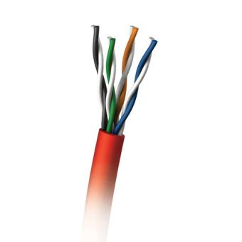 C2G - Bulkkabel - 305 m - UTP - CAT 5e - Plenum, robust - Rot 