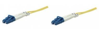 Intellinet Fiber optic patch cable LC-LC duplex 5m 9/125 OS2 singlemode (303751) 
