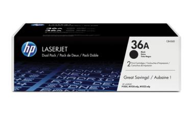 HP CB436AD Toner 36A Schwarz Doppelpack 