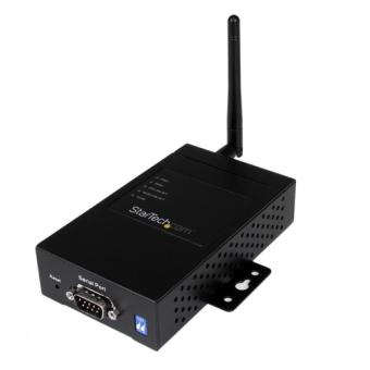 StarTech.com 1 Port Industrial RS-232 / 422 / 485 Serial to IP Ethernet Wireless Device Server with Redundant Power - Gerteserver - 10Mb LAN, 100Mb LAN, RS-232, RS-422, RS-485 - 802,11b/g - Gleichstrom (NETRS232485W) 