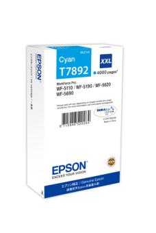 EPSON T7892 Tinte cyan Extra hohe Kapazitt 4.000 Seiten 1er-Pack 