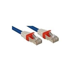 Lindy Premium - Patch-Kabel - RJ-45 (M) - RJ-45 (M) - 20,0m - SFTP - CAT 6a - halogenfrei - Blau (45381) 