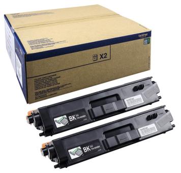 Brother Toner TN-900BK - Doppelpack - Schwarz - Kapazitt: 2x 6.000 Seiten (TN900BKTWIN) 