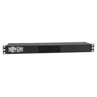 Tripp Lite PDU Basic 100V - 240V 1.6/3.8kW 16A 12 C13, 2 C19 C20 1URM - Horizontal rackmount - Stromverteilungseinheit (Rack - einbaufhig) - 16 A - Wechselstrom 100-240 V - 3.8 kW - Eingabe, Eingang IEC 60320 C20 - Ausgangsanschlsse: 14 (IEC 60320 C13,  