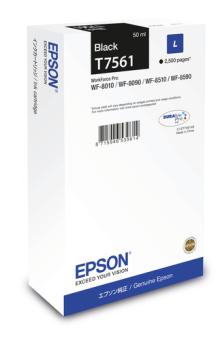 Epson T7561 Druckerpatrone Schwarz T7561 (ca. 2.500 Seiten) 