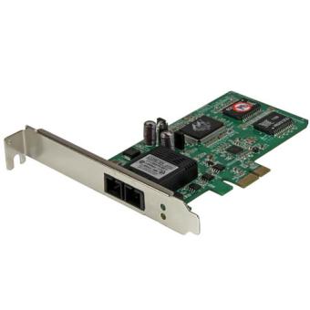 StarTech.com LWL / Glasfaser PCI Express Gigabit Netzwerkkarte - SC Fibre Channel Multimode NIC - 550m - Netzwerkadapter - PCIe - 1000Base-FX 