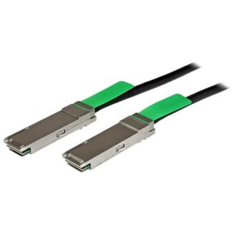 StarTech.com Cisco Compatible SFP+ 10GbE Twinax Direct Attach Cable - Twinaxial-Kabel - QSFP+ - QSFP+ - 2,0m - Schwarz (QSFPMM2M) 