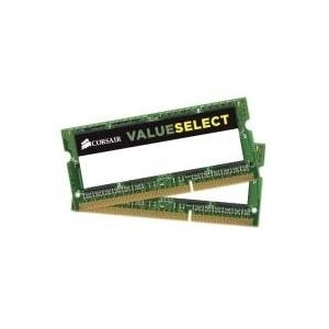 8GB (2x4GB) Corsair Value Select DDR3L-1600 MHz CL 11 SODIMM Notebookspeicher 