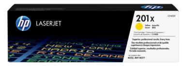 HP 201X Tonerkartusche Gelb 