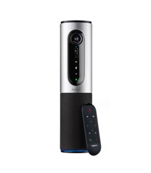 Logitech CONNECT - Tragbare ConferenceCam mit Bluetooth-Freisprecheinrichtung fr kleine Rume, Home-Office-Bros und das Arbeiten unterwegs 