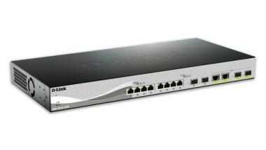 Switch 440mm D-Link DXS-1210-12TC 2*Combo/2*SFP+/ 8*XG retail 