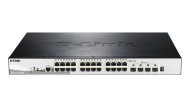 Switch 440mm D-Link DGS-1510-28XMP       4*SFP+/24*GE PoE retail 