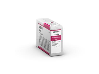 EPSON Singlepack Vivid Magenta T850300 UltraChrome HD ink 80ml 