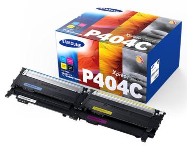 Samsung Toner CLT-P404C - Multipack - BK/C/M/Y - Kapazitt: 3x 1.500 Seiten &amp; 1x 1.000 Seiten (CLT-P404C/ELS) 