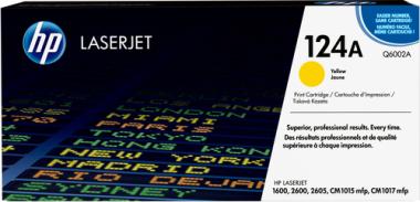 HP Toner Q6002A (124A) - Yellow - Kapazitt: 2.000 Seiten (Q6002A) 