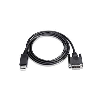 TECHLY - Videokabel - Dual Link - DisplayPort (M) bis DVI-D (M) - DisplayPort 1.2 - 2 m - Daumenschrauben, 1080p-Untersttzung - Schwarz (ICOC-DSP-C12-020) 