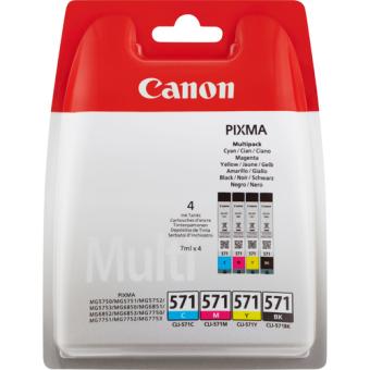 CANON CLI-571 C/M/Y/BK MULTI BL w/o SEC 
