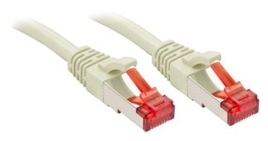 Lindy - Patch-Kabel - RJ-45 (M) - RJ-45 (M) - 30,0m - SFTP, PiMF - CAT 6 - gepresst, verseilt, glatt - Grau (47711) 