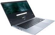 Acer Chromebook 314 CB314-1H-C6KW - Celeron N4100 / 1.1 GHz - Chrome OS - 4 GB RAM - 64 GB eMMC - 35.56 cm (14 Zoll) IPS 1920 x 1080 (Full HD) - UHD Graphics 600 - Wi-Fi, Bluetooth - Reines Silber - kbd: Deutsch 